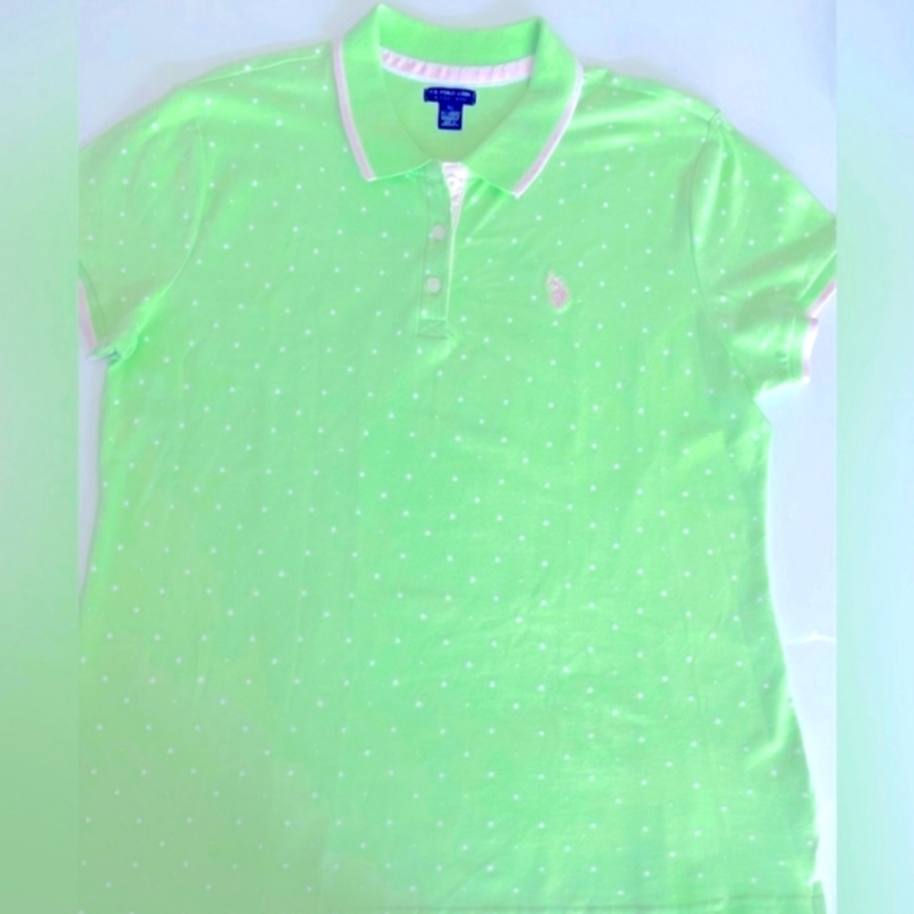 U.S. Polo Assn. Green Polo Shirt Classic Style